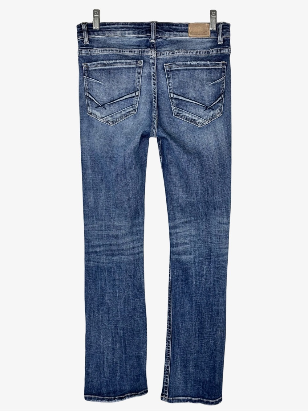 BKE Payton Mid Rise Tailored Bootcut Jeans 28x31.5 Dark Wash ABK769 Western Chic